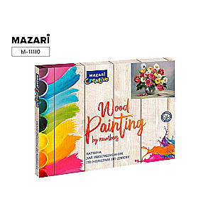 Painting for coloring by numbers on wood 30*40 cm BOUQUET, 1 design