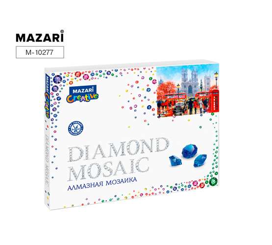 Diamond mosaic 40x50 cm frame 52x40.5 cm LONDON, 1 design