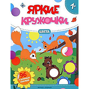 Colors. Sticker Book with 96 Convenient Stickers