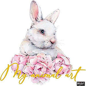 MyArt. My animal Art. Sketchbook. Rabbit