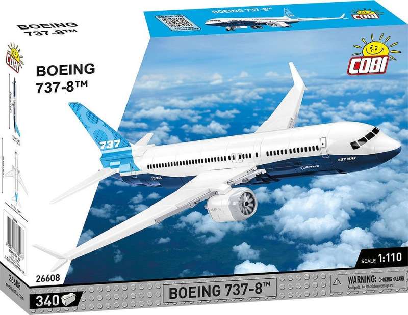 Constructor - COBI Boeing 737-8, 340 parts