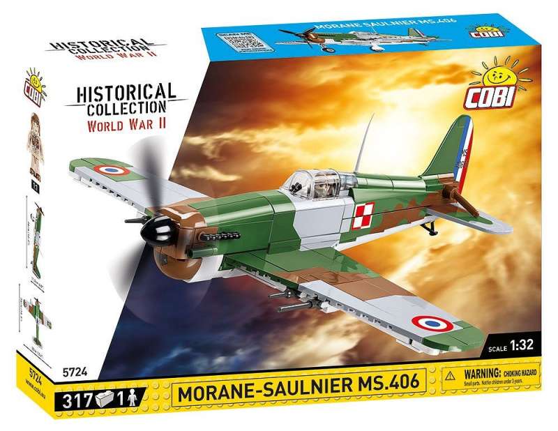 Constructor - COBI Morane-Saulnier MS.406, 317 pieces