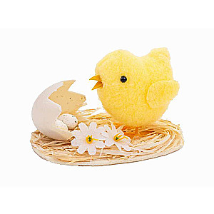 Easter decor - Chicken with an egg, 7 cm.