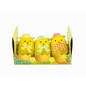 Easter Decor - Chicks, 6cm, 3 pcs.