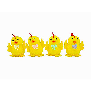 Easter Decor - Chicks, 4.5cm, 4 pcs.