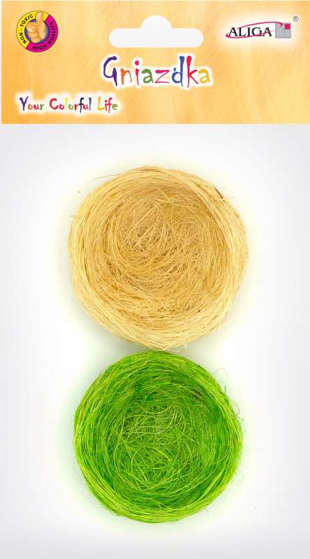 Easter Decor - Nests, 5cm, 2 pcs.