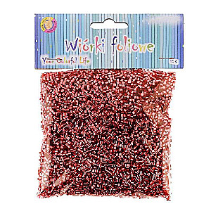 Foil Shavings, Red, 15g