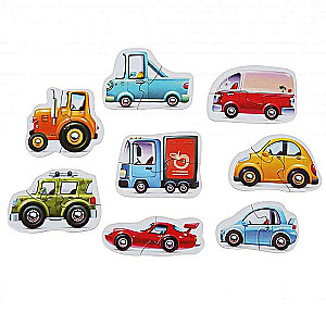Educational Puzzles - Cars 16 Pieces