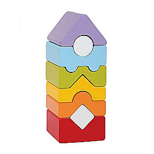 Wooden Cube Set - Pyramid