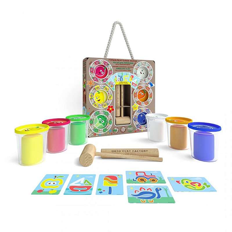 Modeling Dough – ECO Series with Wooden Elements
