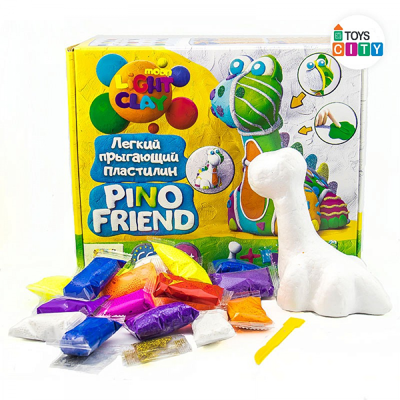 Set of lightweight bouncing clay - DINO BARD
