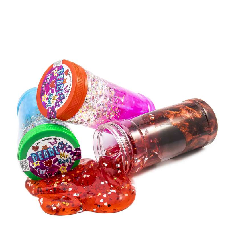 Stress Relief Toy Slime Crystal Pearl Assorted