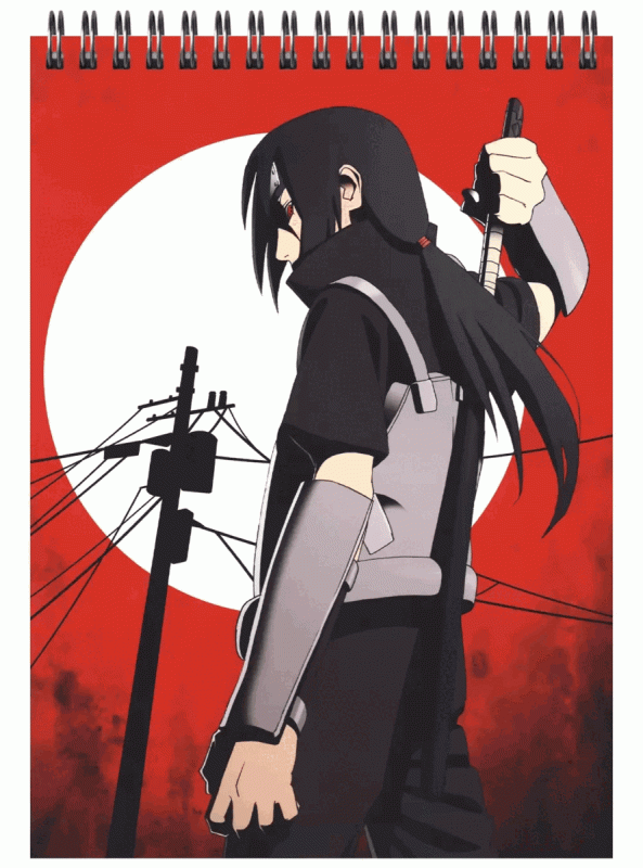 A5 Drawing Sketchbook Naruto - Itachi Uchiha