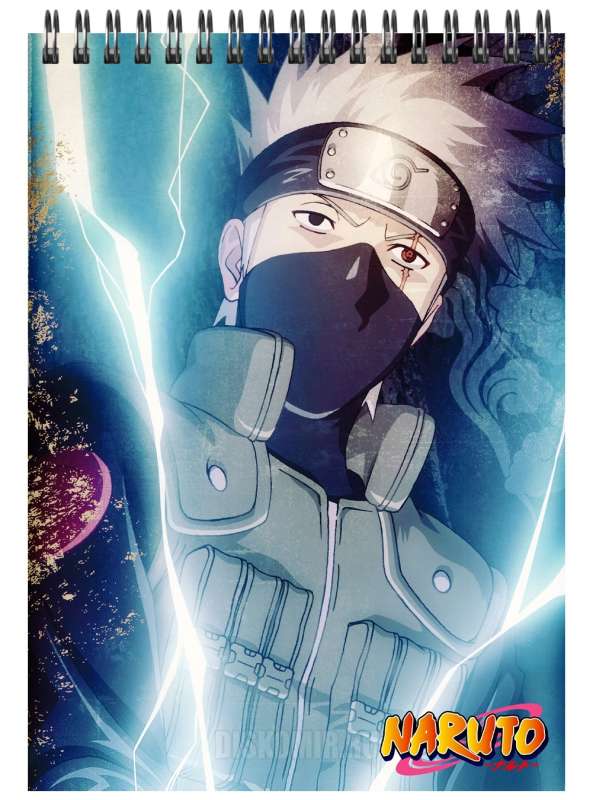 Скетчбук для рисования A5 - Наруто. Naruto - Какаси Хатакэ