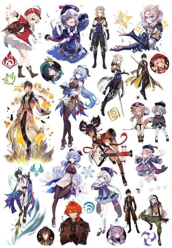 Genshin Impact Stickers