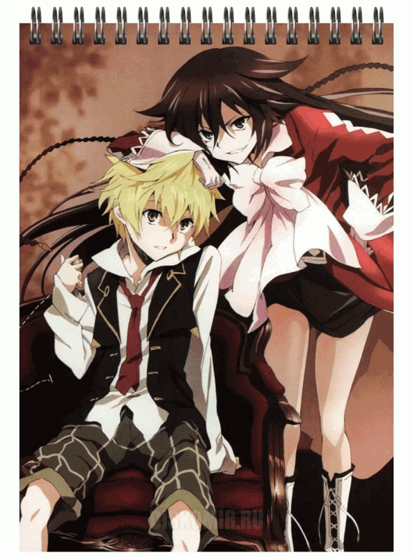 A5 Drawing Sketchbook Pandora Hearts - Oz Vessalius, Alice