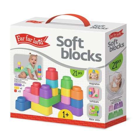 Developmental Toy - Soft Blocks 21 Elements