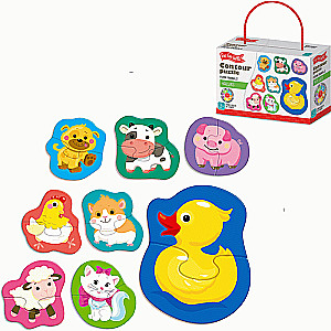Outline Puzzle - Farm and Domestic Animals