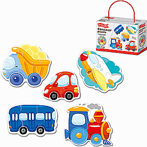 Contour Puzzle - Transport