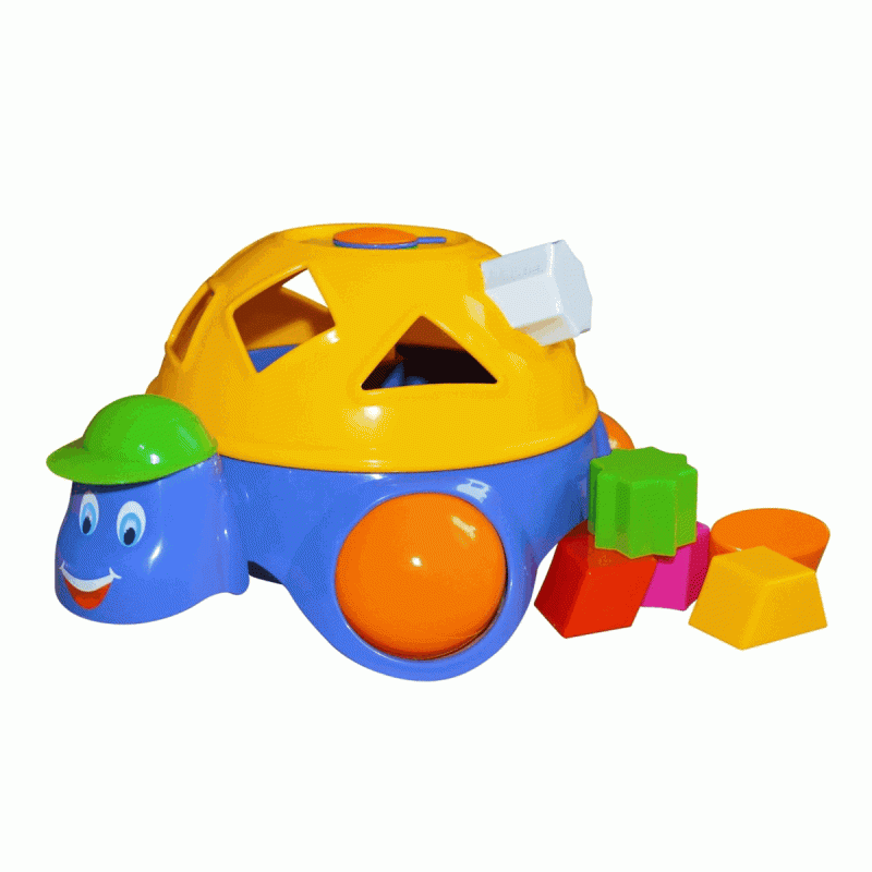 Educational toy-sorter Turtle plastic