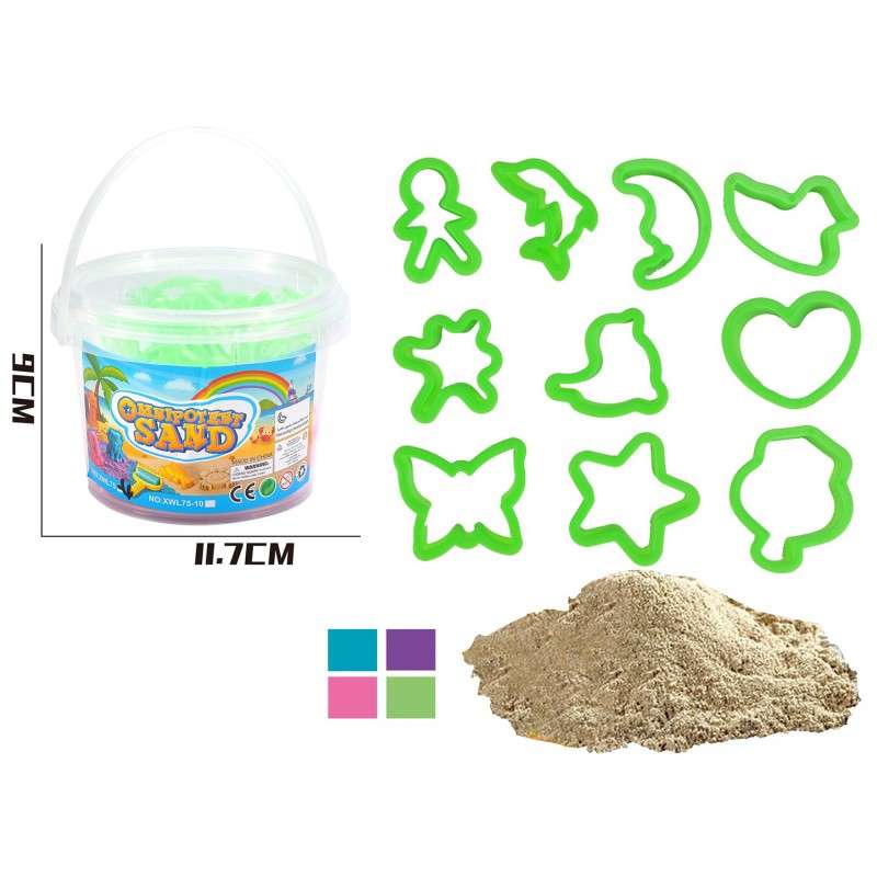 Kinetic sand with molds, 200g