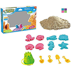 Kinetic sand with molds, 4x200g