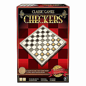Board Game - Set of Wooden Checkers