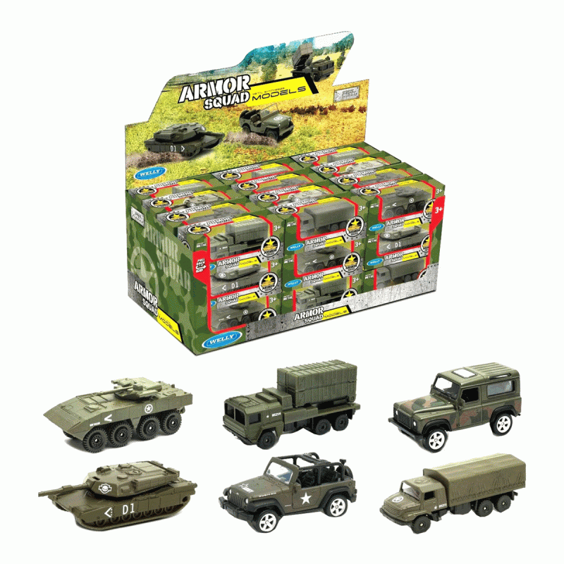 Metallic car Armor squad, mix
