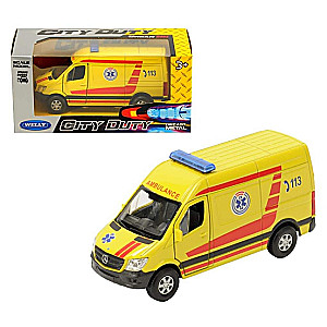 Metal Ambulance Car with Opening Doors 12 cm