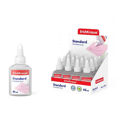 Клей канцелярский ErichKrause® Standard, 40мл