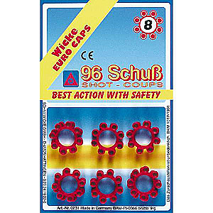 Gohner cartridges, 8 shots each, 12 pcs.