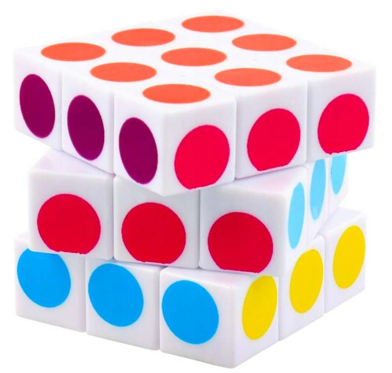 Mini Rubik's Cube, 3.5 cm.