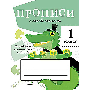 Copybooks with Puzzles. 1st Grade