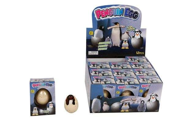 Toy Penguin in an Egg