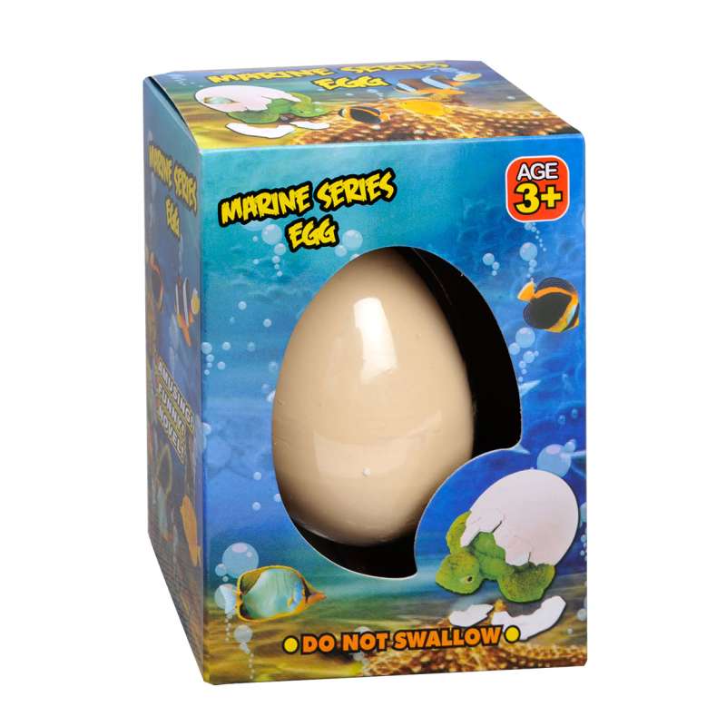 Toy Sea Creatures in an Egg