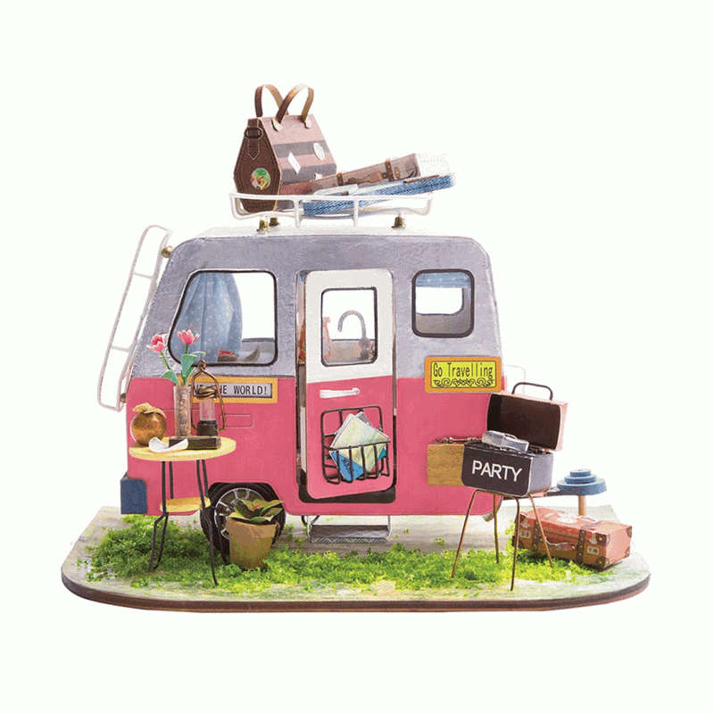 3D Foldable Miniature ROBOTIME Camping