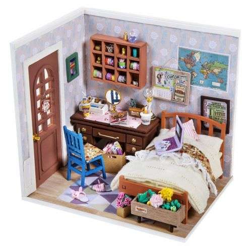 3D Foldable Miniature ROBOTIME Bedroom
