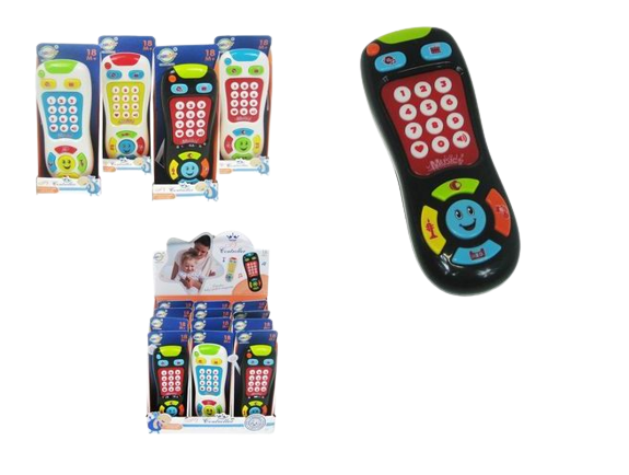 Remote control with light and sound