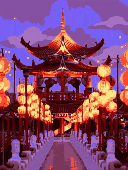 Paint by Numbers - Red Lanterns
