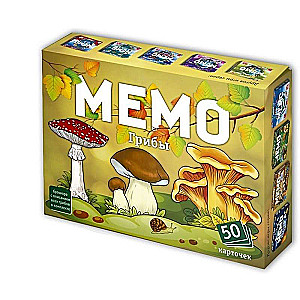 Board Game - Memo Mushrooms 50 Cards