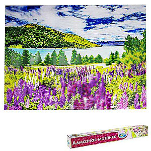Diamond Mosaic 40x50 cm - Landscape with Lake