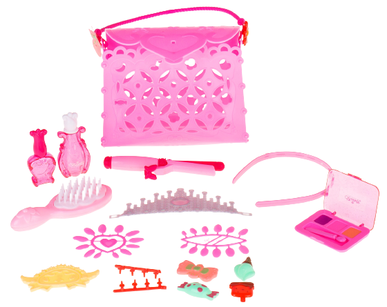 Beauty set for a girl, 45 pcs, handbag