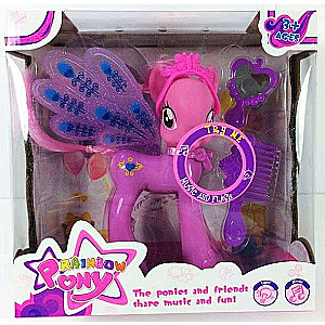Rainbow Horse with Light and Sound