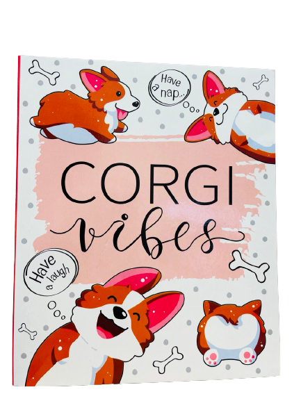 Notepad of Positive Mood. Corgi Vibes