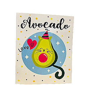 Notebook of Positive Mood. Avocado Love U