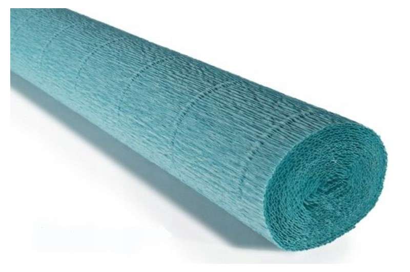 Crepe paper 50cmx2.5m pastel blue