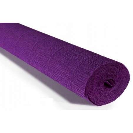 Crepe paper 50cmx2.5m purple