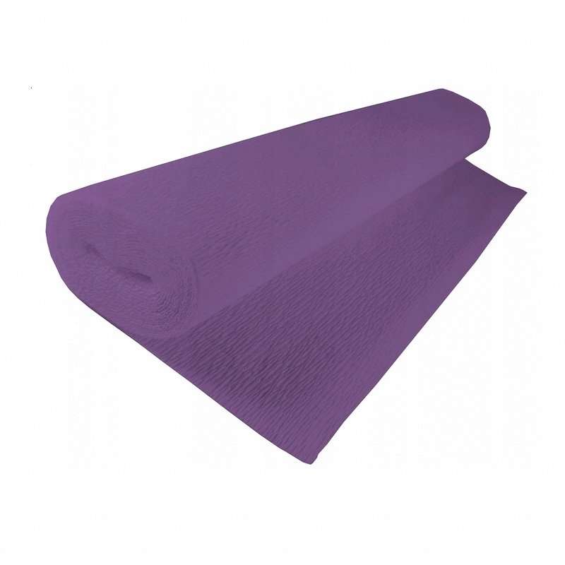 Crepe paper 50cm x 2.5m purple
