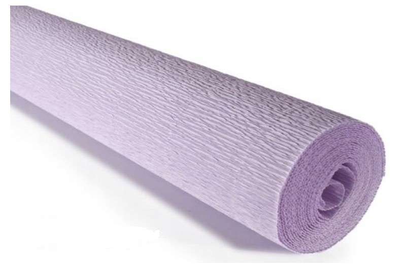 Crêpe paper 50cmx2.5m lilac