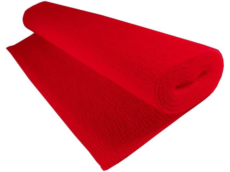 Crepe paper 50cmx2.5m red